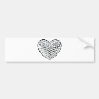 Autocollant De Voiture Coeur diamant