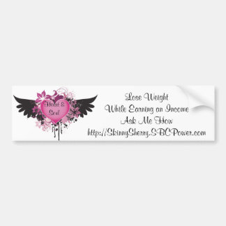 Autocollant De Voiture Coeur et âme d'équipe