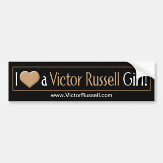 Autocollant De Voiture Coeur I un adhésif pour pare-chocs de fille de VR