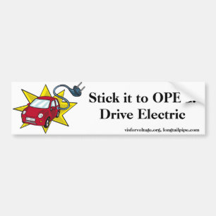 Autocollant De Voiture Collez-le à l'OPEP ! Commande électrique - adhé