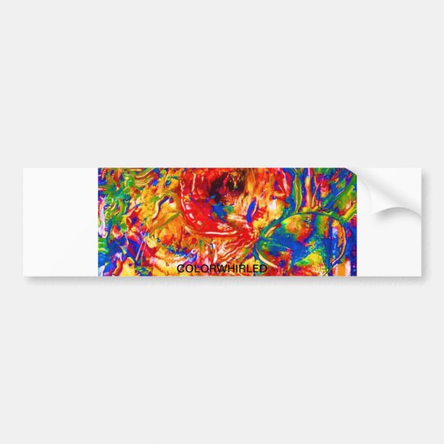 Autocollant De Voiture colorwhirled (Devant)