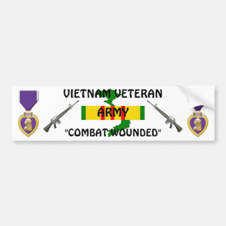 Autocollant De Voiture Combat de VÉTÉRINAIRE du VIETNAM enroulé