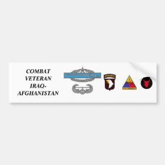 Autocollant De Voiture CombatInfBadge2Awd, aab, 1ad, 1mkl, 34ID, COMBA…