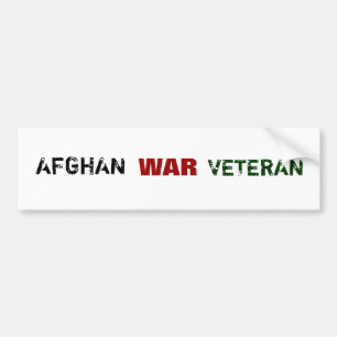 AUTOCOLLANT DE VOITURE COMBATTANTS DE L'AFGHANISTAN