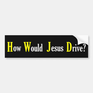 Autocollant De Voiture Comment commande de Jésus - adhésif pour