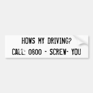AUTOCOLLANT DE VOITURE COMMENT MON ENTRAÎNEMENT ? -