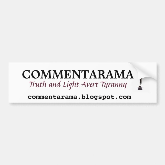 Autocollant De Voiture Commentarama (Devant)