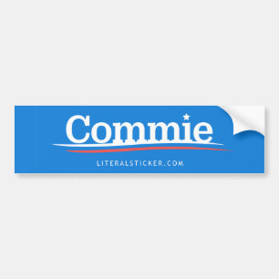 Autocollant De Voiture Commie Bernie Sanders Sticker pour pare-chocs