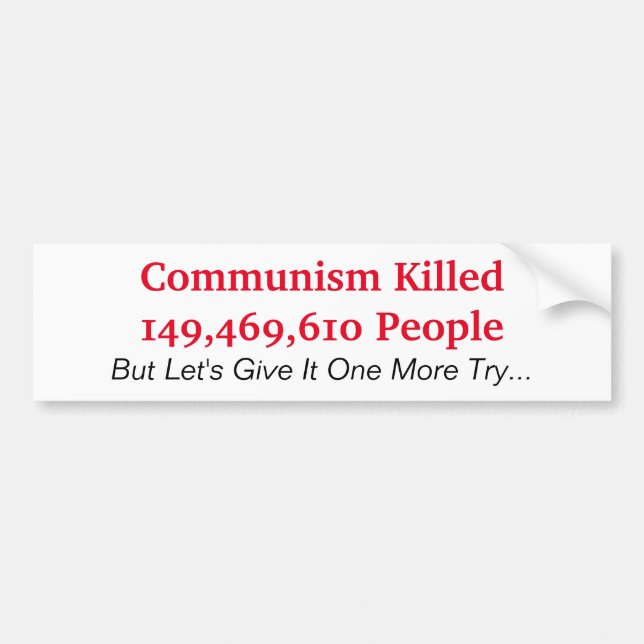 Autocollant De Voiture communisme (Devant)
