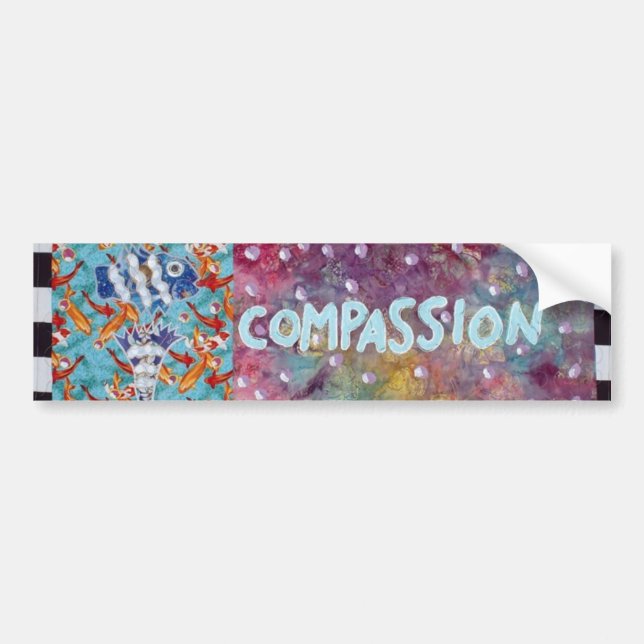 Autocollant De Voiture Compassion (Devant)