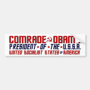 Autocollant De Voiture Comrad Obama