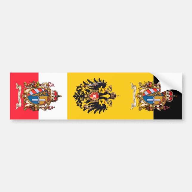 Autocollant De Voiture Comté de Gorizia et Gradisca (Devant)