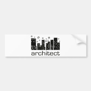 Autocollant De Voiture Conception de cool de bâtiments d'architecte !