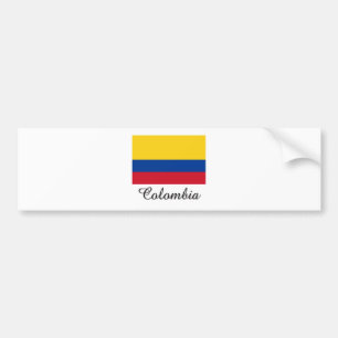 Autocollant De Voiture Conception de drapeau de la Colombie