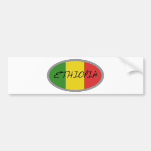 Autocollant De Voiture Conception de drapeau de l'Ethiopie !