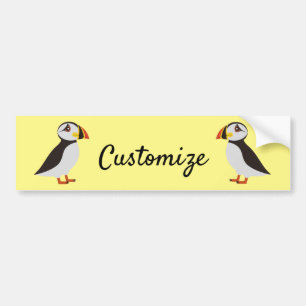 Autocollant De Voiture Conception de macareux de l'Atlantique Cute Thunde