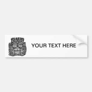 Autocollant De Voiture Conception tribale maorie antique de tatouage de