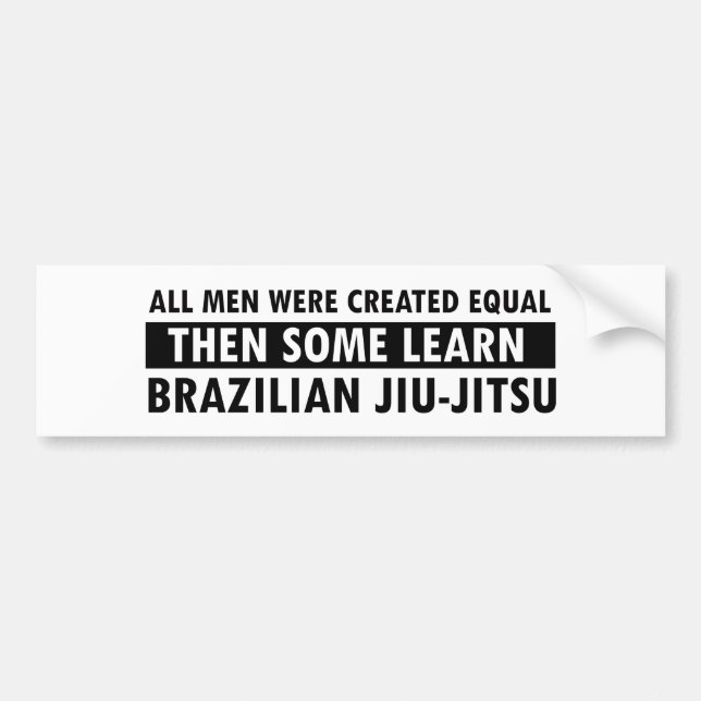 Autocollant De Voiture Conceptions de Jiu-Jitsu de Brésilien (Devant)