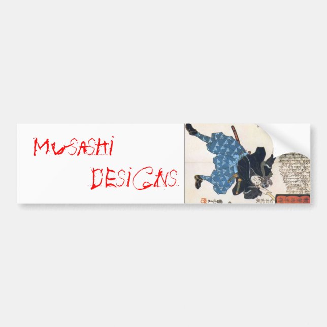 Autocollant De Voiture Conceptions de Musashi (Devant)