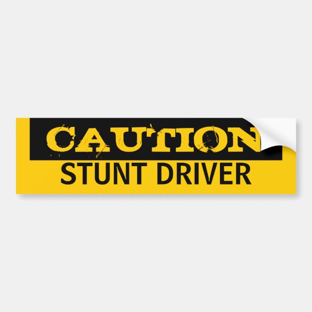Autocollant De Voiture CONDUCTEUR de CASCADE de précaution (Devant)