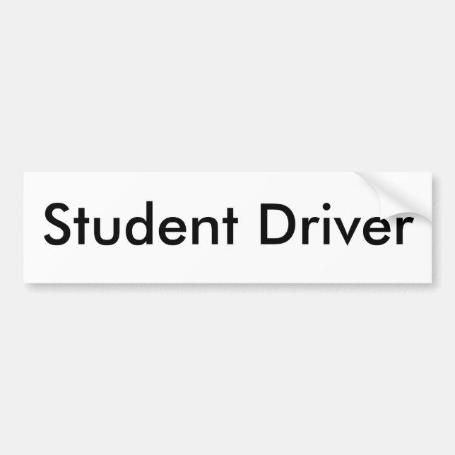 Autocollant De Voiture Conducteur d'étudiant (Devant)