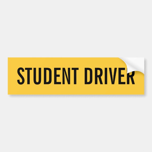 Autocollant De Voiture Conducteur d'étudiant apprenant à conduire (Devant)