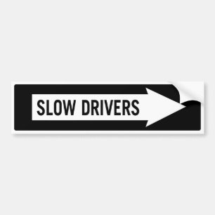 Autocollant De Voiture Conducteurs lents