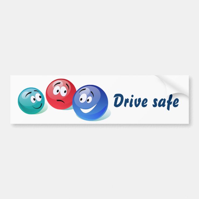 Autocollant De Voiture Conduisez l'adhésif pour pare-chocs sûr (Devant)
