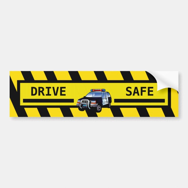 AUTOCOLLANT DE VOITURE CONDUISEZ LE COFFRE-FORT (Devant)