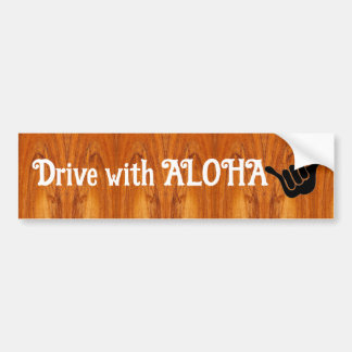 Autocollant De Voiture Conduite avec ALOHA