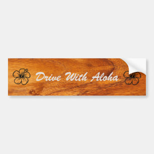 Autocollant De Voiture Conduite avec Aloha