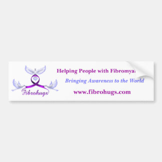 Autocollant De Voiture Conscience de fibromyalgie