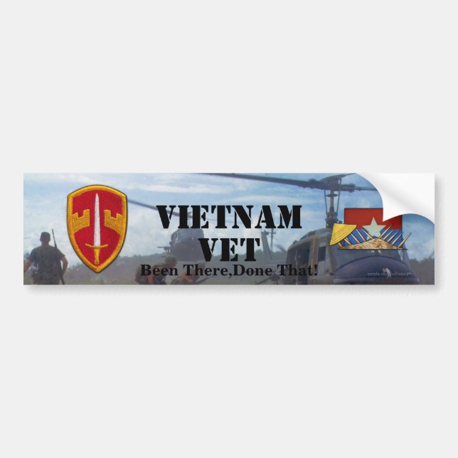 Autocollant De Voiture Conseillers militaires Vietnam Nam de MACV Sog (Devant)