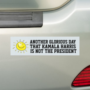AUTOCOLLANT DE VOITURE CONSERVATEUR MAGA FUNNY KAMALA HARRIS