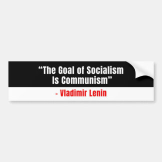 Autocollant De Voiture Conservative Bumper Sticker Anti-Socialism