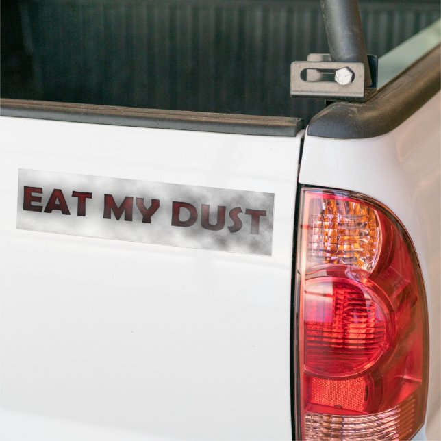 Autocollant De Voiture Cool Mange Mon pare-chocs de poussière (Sur camion)