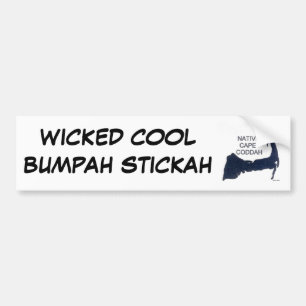 Autocollant De Voiture COOL MAUVAIS BUMPAH STICKAH de cap indigène Coddah