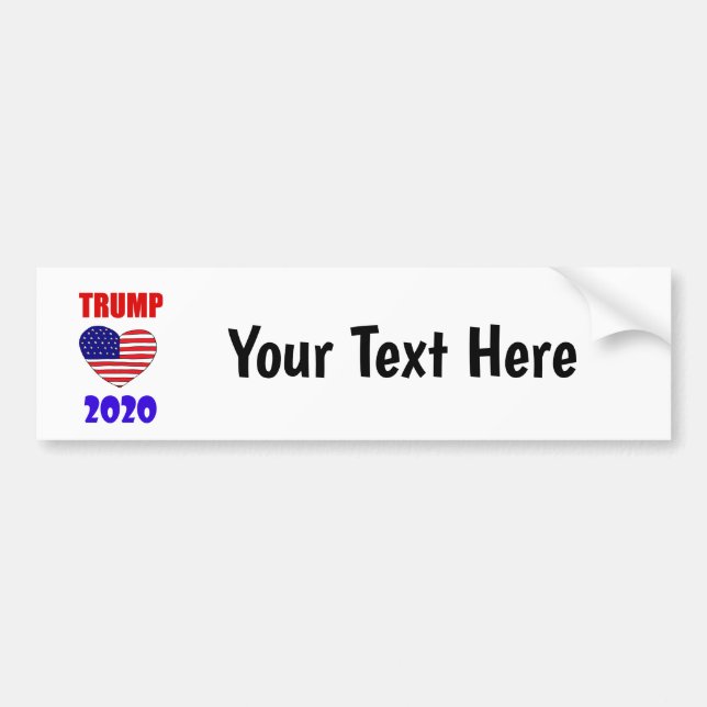 Autocollant De Voiture Cool Pro Donald Trump 2020 pour le président (Devant)