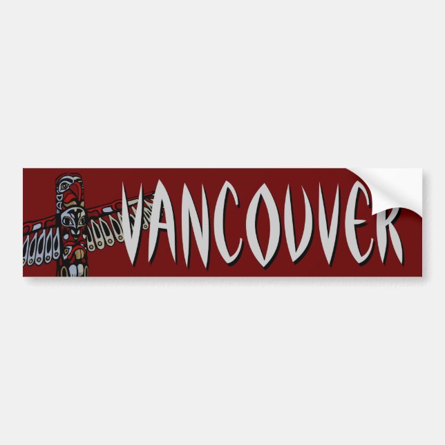Autocollant De Voiture Cool Vancouver AVANT JÉSUS CHRIST Souveni (Devant)