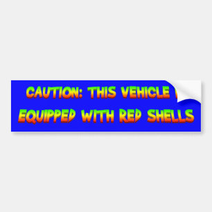 Autocollant De Voiture coquilles rouges