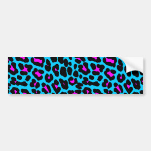 Autocollant De Voiture Corey Tiger 80s Retro Leopard Spots