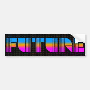 Autocollant De Voiture Corey Tiger 80s Vintage Style Future
