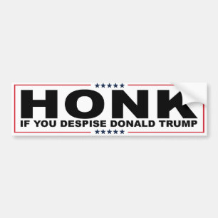 Autocollant De Voiture Cornez si vous dédaignez Donald Trump -