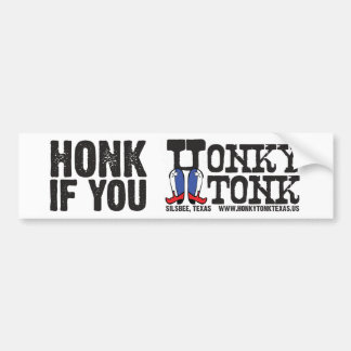 Autocollant De Voiture Cornez si vous Honky Tonk