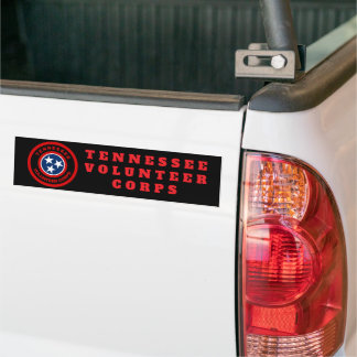 Autocollant De Voiture Corps des volontaires du Tennessee 