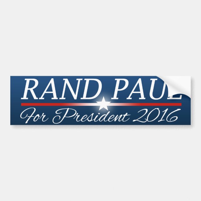Autocollant De Voiture Couche-point Paul pour le président 2016 (Devant)