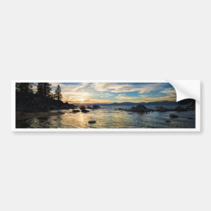 Autocollant De Voiture Coucher du soleil du lac Tahoe