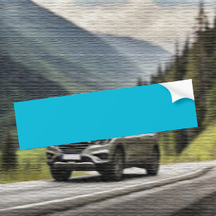 Autocollant De Voiture Couleur de tendance - Sticker Cyan Vivid