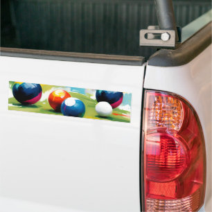 Autocollant De Voiture Couleur Des Boules De Pelouse,