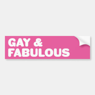 Autocollant De Voiture Couleur personnalisable Gay & Fabuleux, instructio